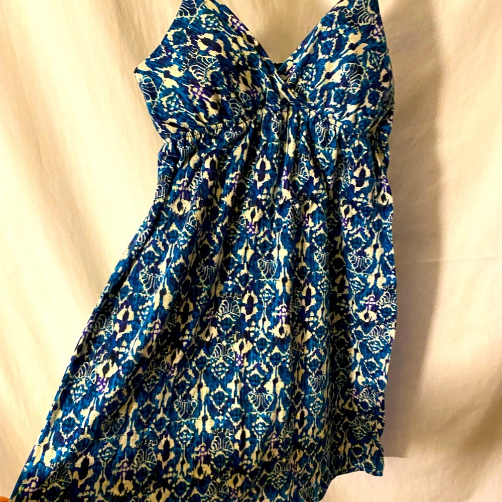 Cute little patterned Ikat mini dress or top